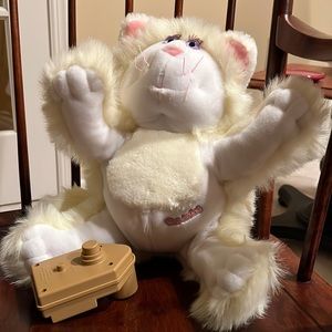 Vintage Fisher Price - Purr Tenders Yellow Cat- 1987- VGC- freshly laundered